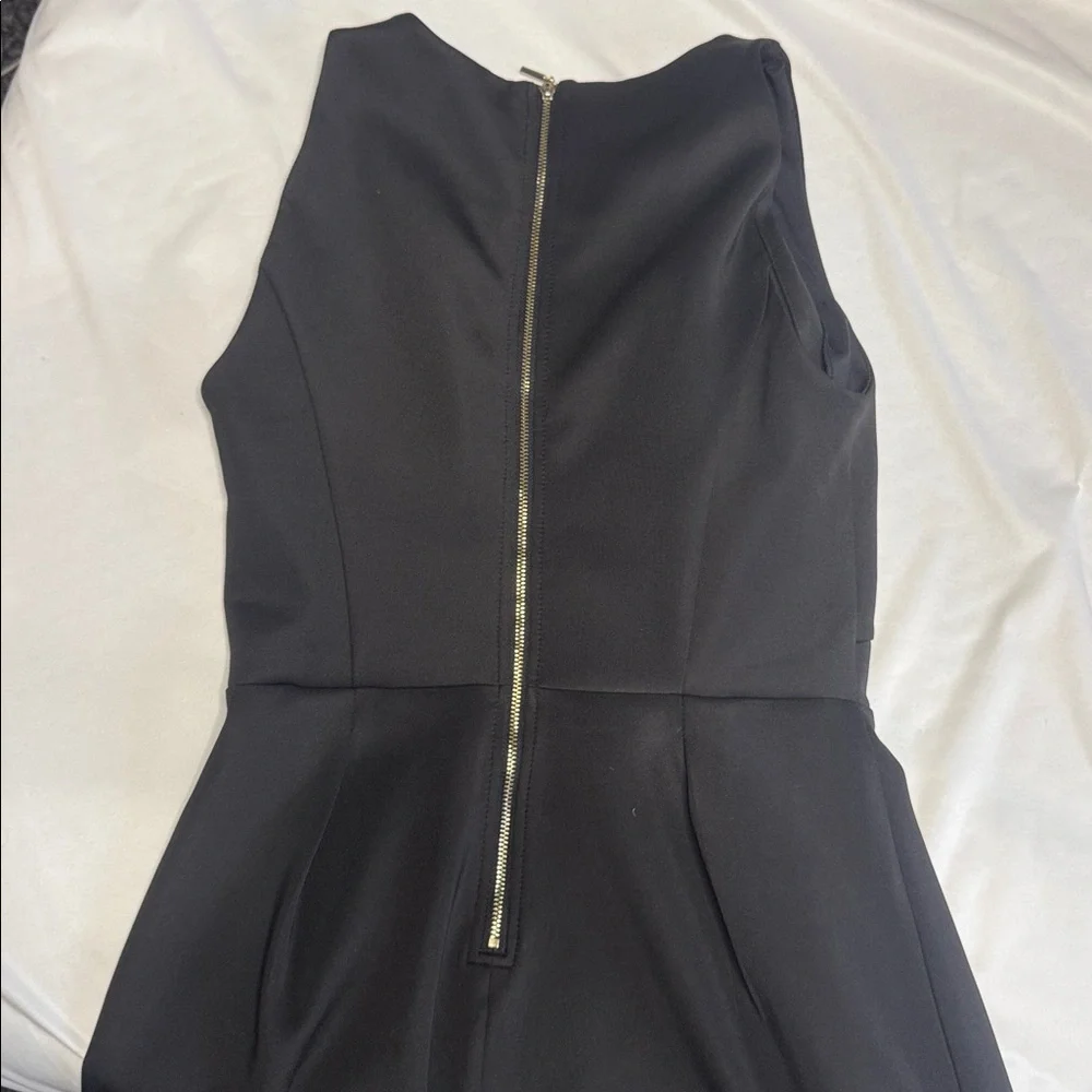 BNWOT Dynamite Sleek Black Sleeveless Midi Dress - Picture 3 of 3